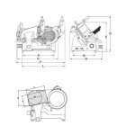 Αλλαντομηχανή Λεπίδα 385mm GALILEO 385 EVO SRM-GALILEO 385 EVO